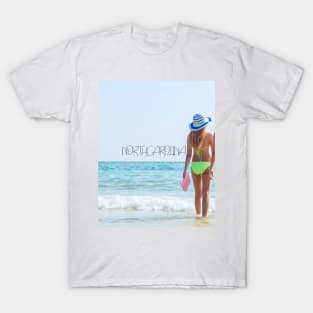 North Carolina - beautiful beach lovers holiday shirt T-Shirt